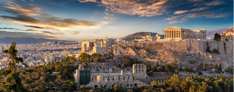 Athens Greece skyline