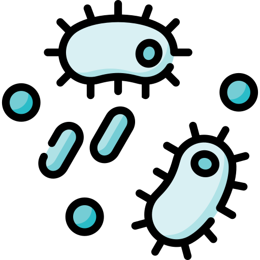 Icon of virus cells