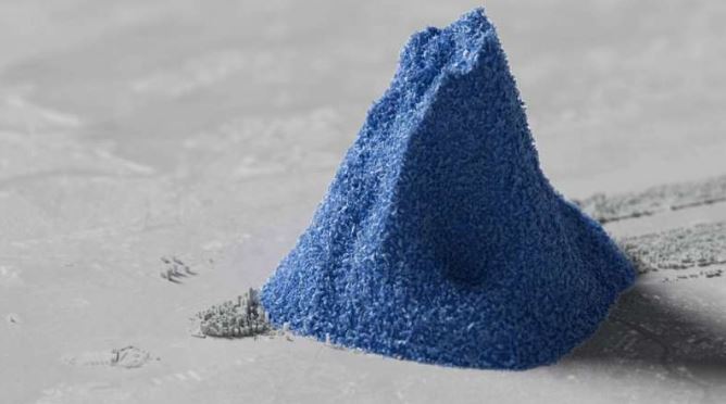 Pile of microplastics