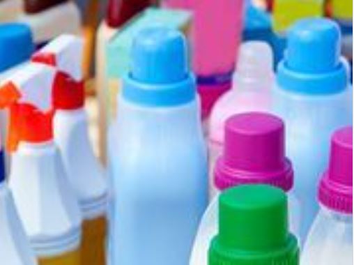 Cleaning product bottles