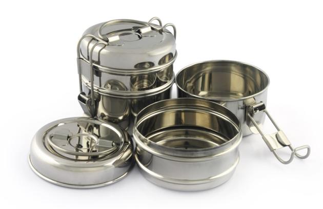 Stainless steel food containers