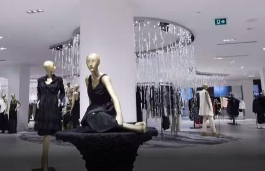 Mannequins in department store