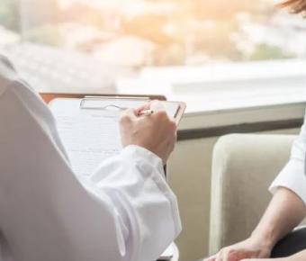 Doctor meeting with patient about results