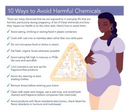Avoid Harmful Chemicals infographic